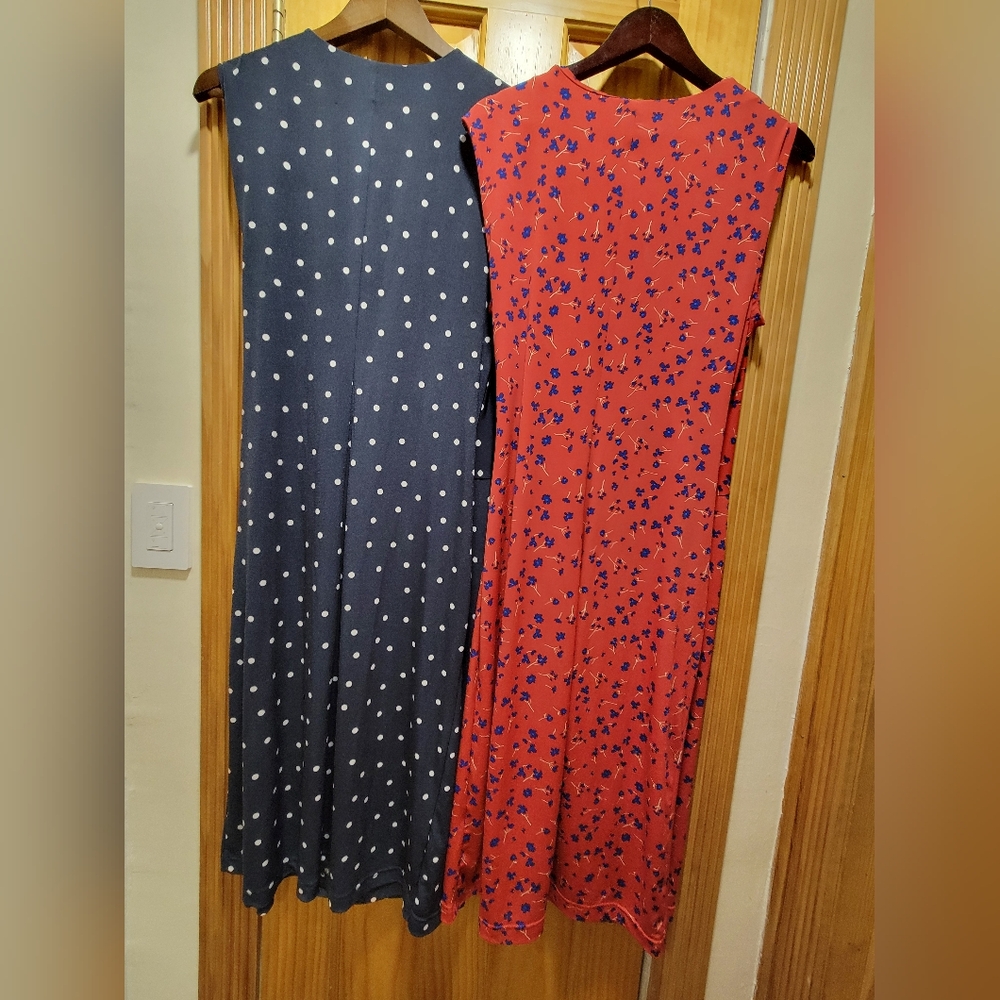 Bundle Of Banana Republic Faux Wrap Dresses Size M - Picture 4 of 5